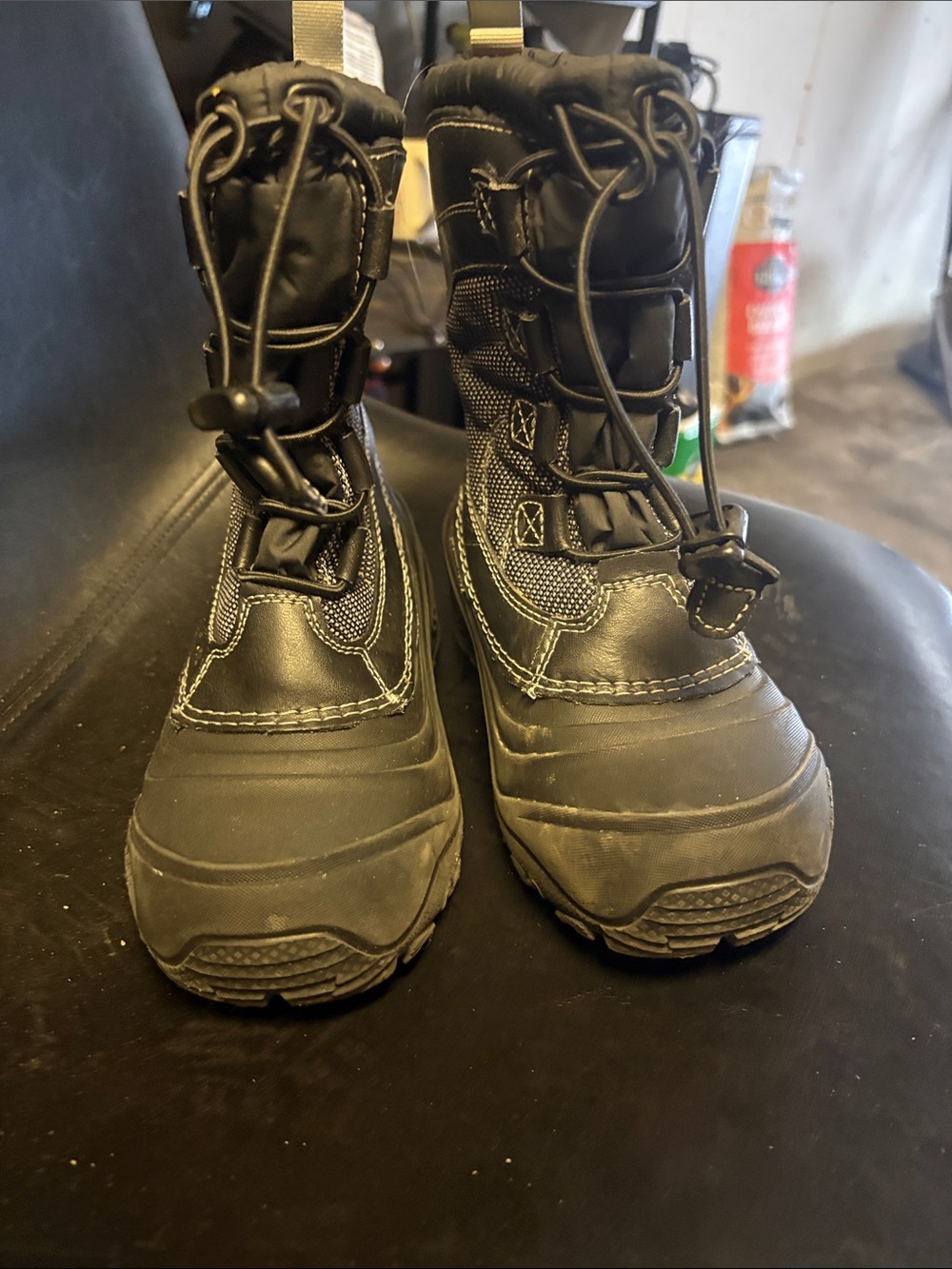 The North Face black  Waterproof Winter Boots